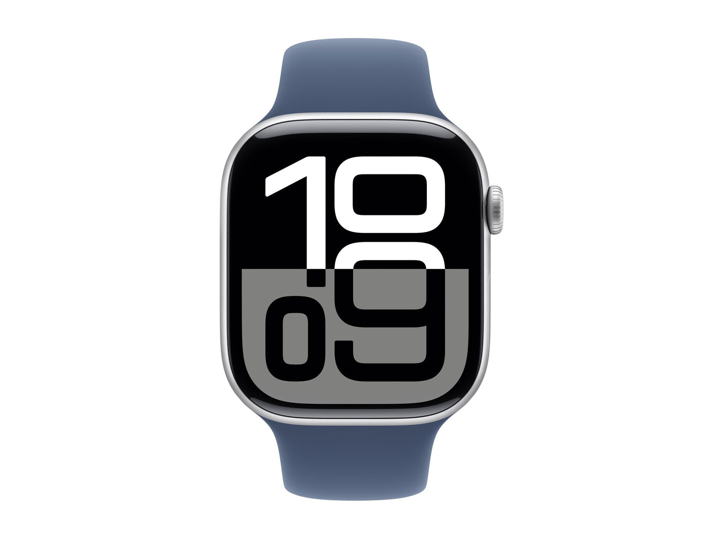 Apple Watch Series 10 46mm Silver (Blå Gummiband M/L) – Apple