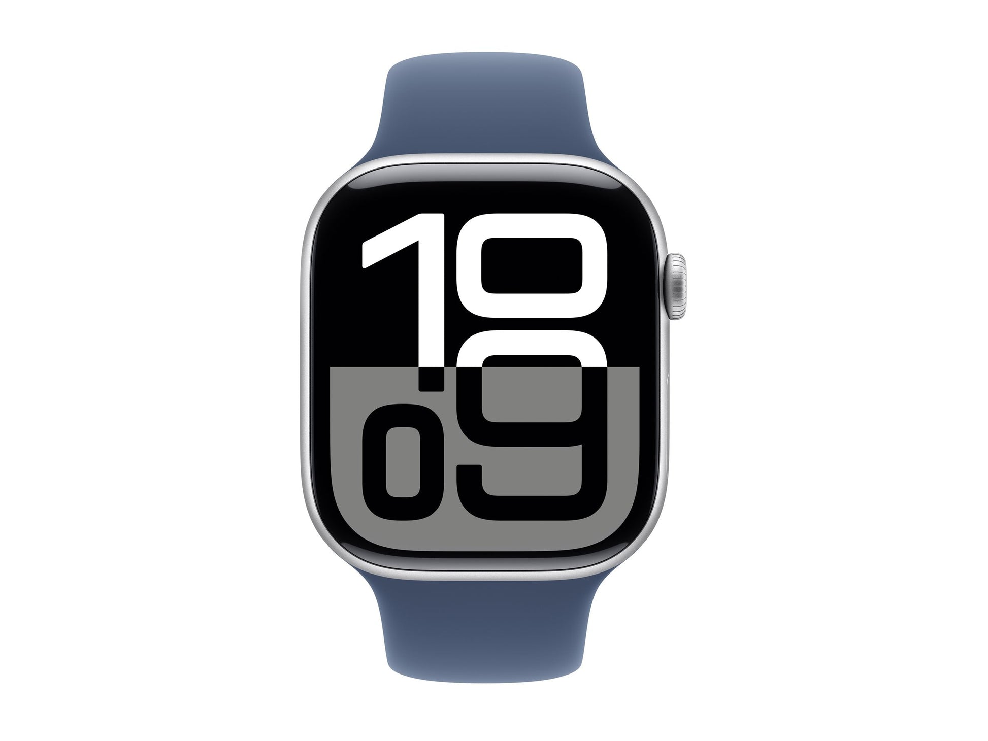Apple Watch Series 10 46mm Silver (Blå Gummiband M/L) – Apple