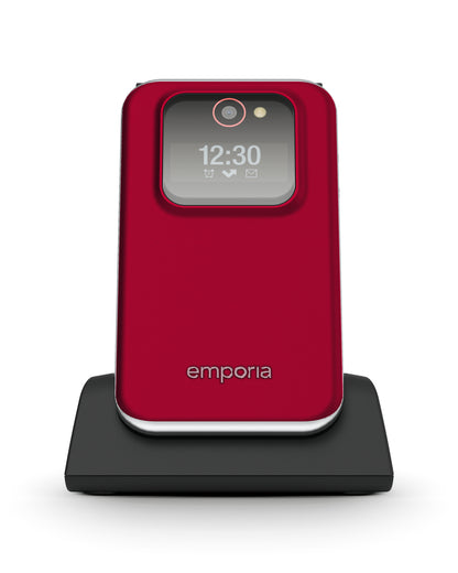 Emporia emporiaJOY-LTE 7,11 cm (2.8") 115 g Röd Seniortelefon