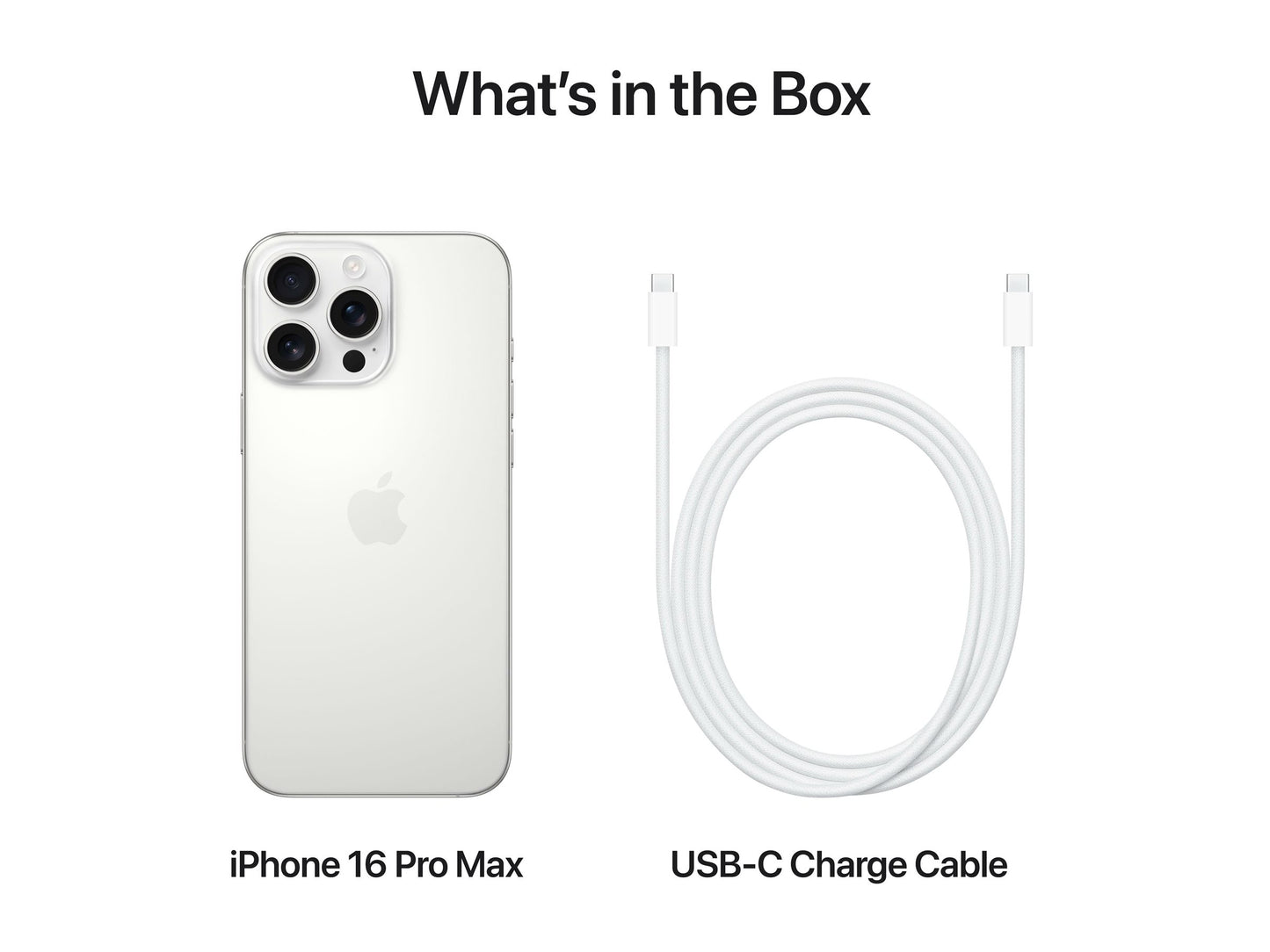 Apple iPhone 16 Pro Max 17,5 cm (6.9") Dubbla SIM-kort iOS 18 5G USB Type-C 512 GB Vit