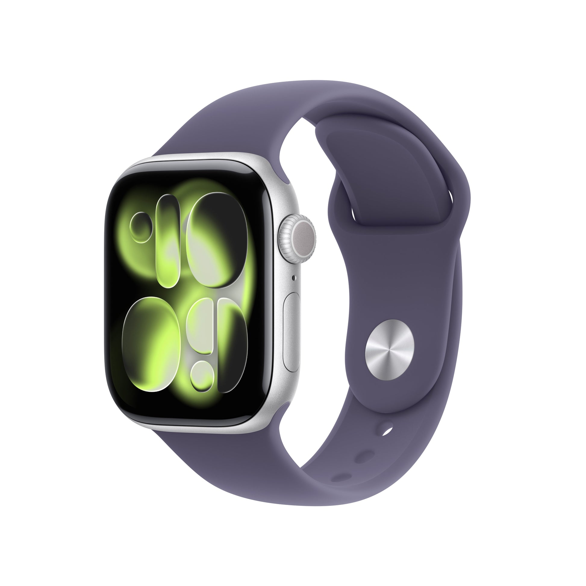 Apple Watch Series 11 42mm 5G Silver (Lila Gummiband S/M) – Apple