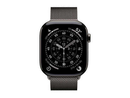 Apple Watch Series 11 46mm 5G Skiffer Titanium (Grå Milanese Rem M/L) – Apple