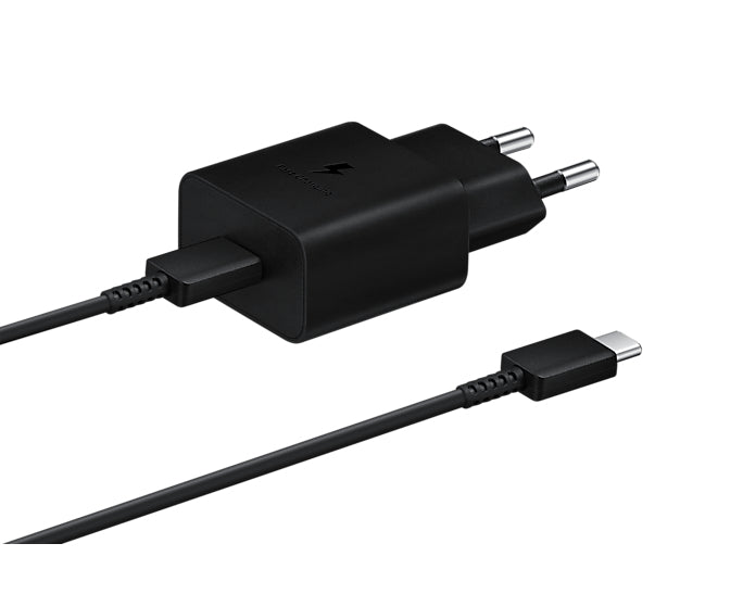 Samsung Ep-T510 USB-C Snabbladdare 15W + USB-C Kabel 1M Svart – Samsung