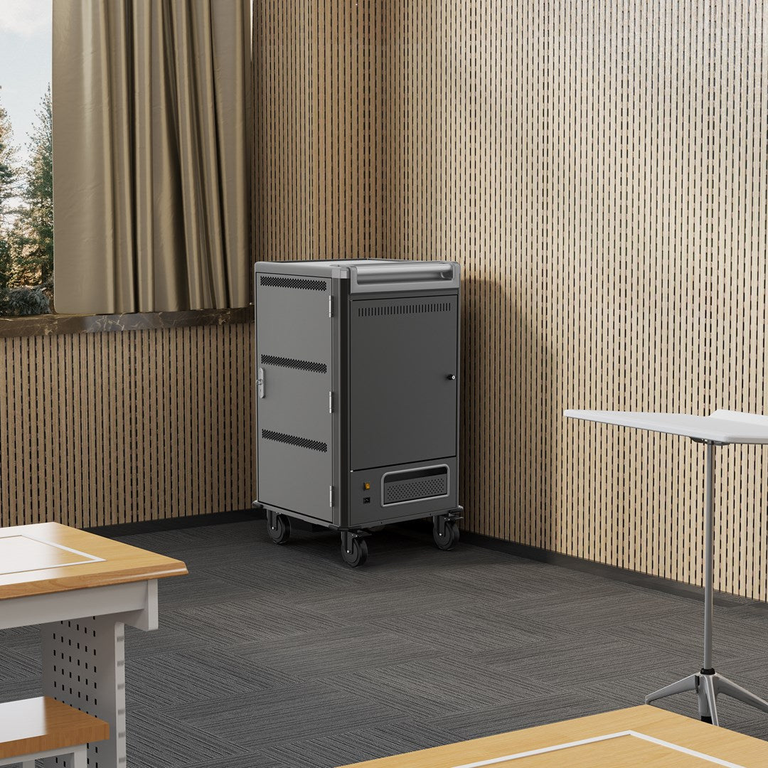 Ewent EW1700 portable device management cart/cabinet Black, Grey – EWENT