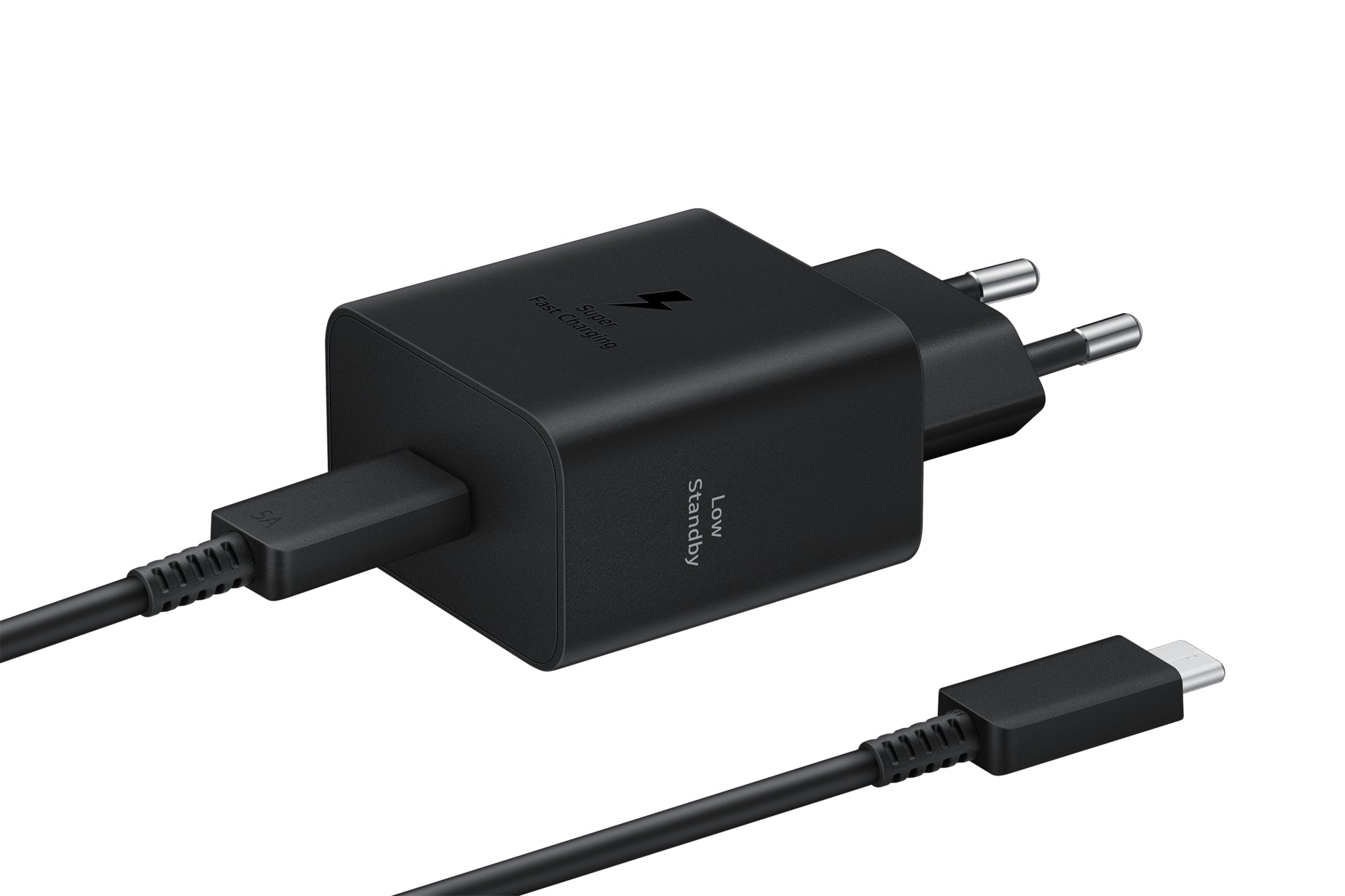 Samsung USB-C Snabbladdare 45W + USB-C Kabel Ep-T4510 Svart – Samsung