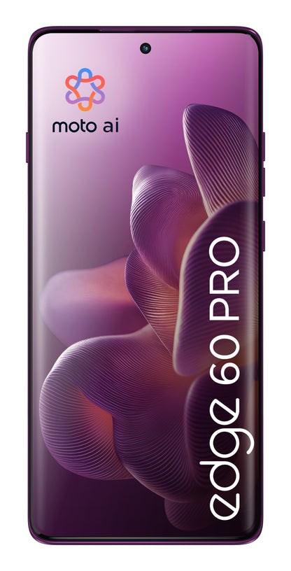Motorola edge 60 pro 16,9 cm (6.67") Dubbla SIM-kort Android 15 5G USB Type-C 12 GB 512 GB 6000 mAh Lila