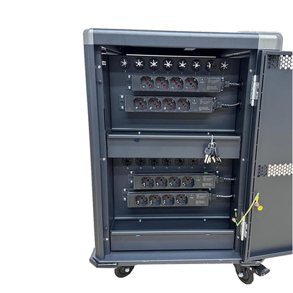 Ewent EW1703 portable device management cart/cabinet Black, Grey – EWENT