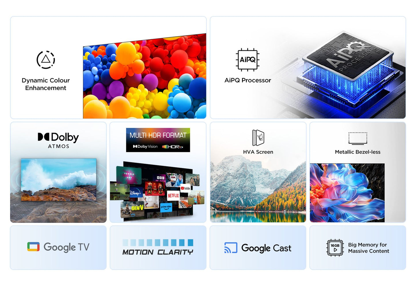 TCL V6C 43V6C TV 109.2 cm (43") 4K Ultra HD Smart TV Wi-Fi Metallic 260 cd/m²