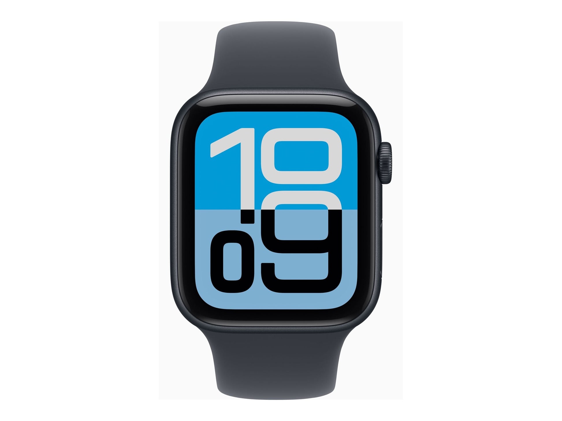 Apple Watch SE 3 44mm Mörkblå (Mörkblå Gummirem S/M) – Apple