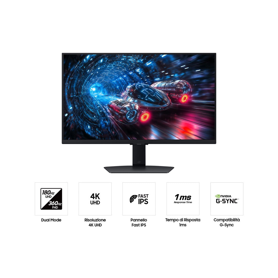 Samsung G70F computer monitor 68.6 cm (27") 3840 x 2160 pixels 4K Ultra HD LCD Black – Samsung