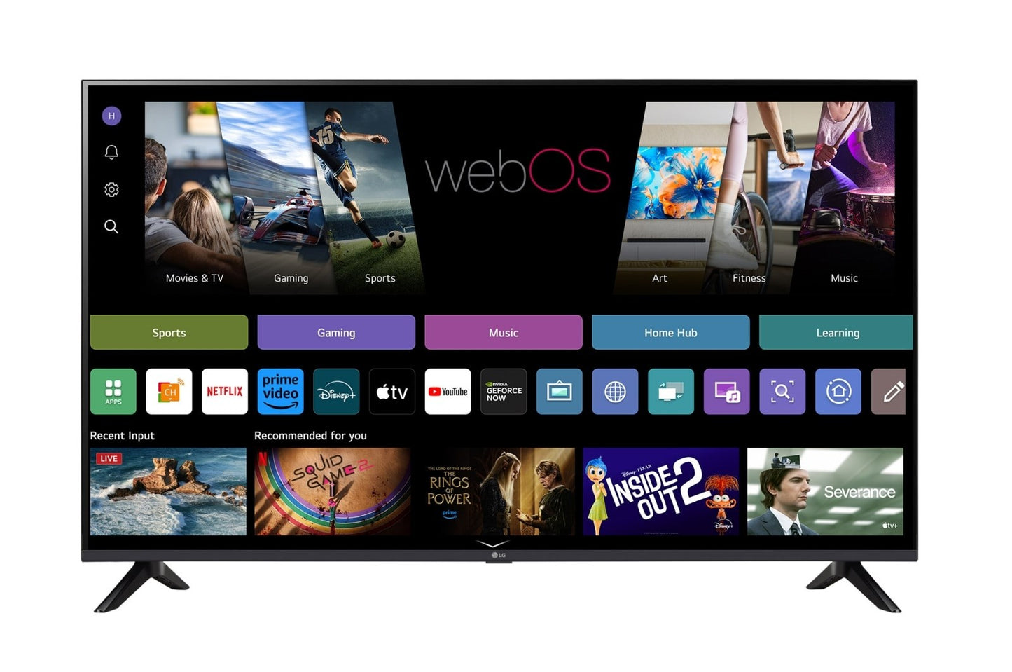 LG UHD AI 43UA73003LA TV 109.2 cm (43") 4K Ultra HD Smart TV Wi-Fi Black – LG