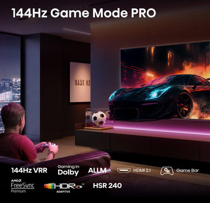 Hisense 50E77Q PRO 127 cm (50") 4K Ultra HD Smart-TV Wi-Fi Svart