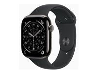 Apple Watch Series 11 46mm 5G Slate Titanium (Black Rubber Strap S/M)