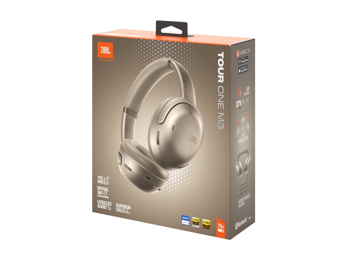 JBL Tour One M3 Kabel & trådløs Hovedtelefoner Latte-farve