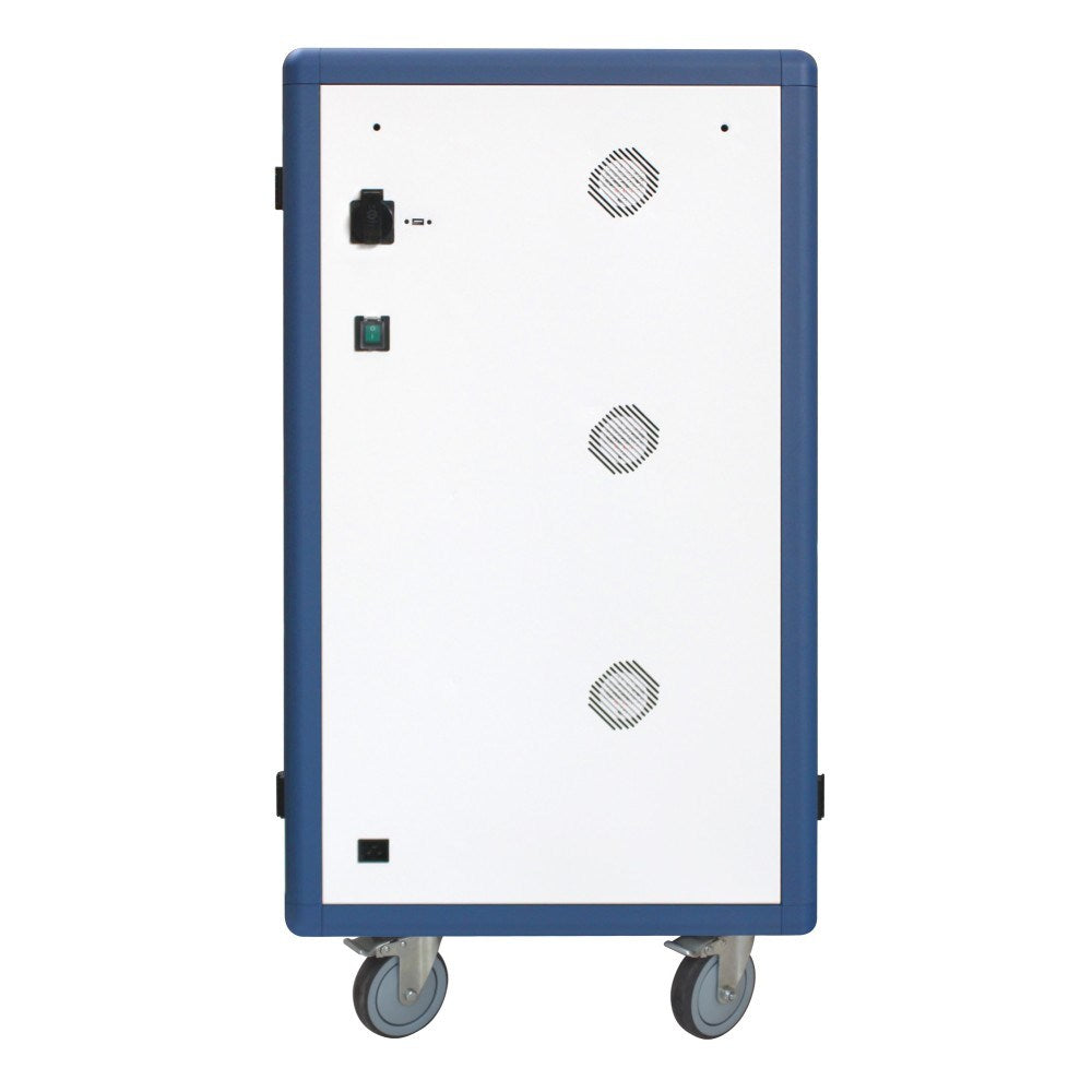 Techly I-CABINET-30DUTY portable device management cart/cabinet White, Blue – TECHly