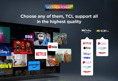 TCL V6C 43V6C TV 109.2 cm (43") 4K Ultra HD Smart TV Wi-Fi Metallic 260 cd/m²