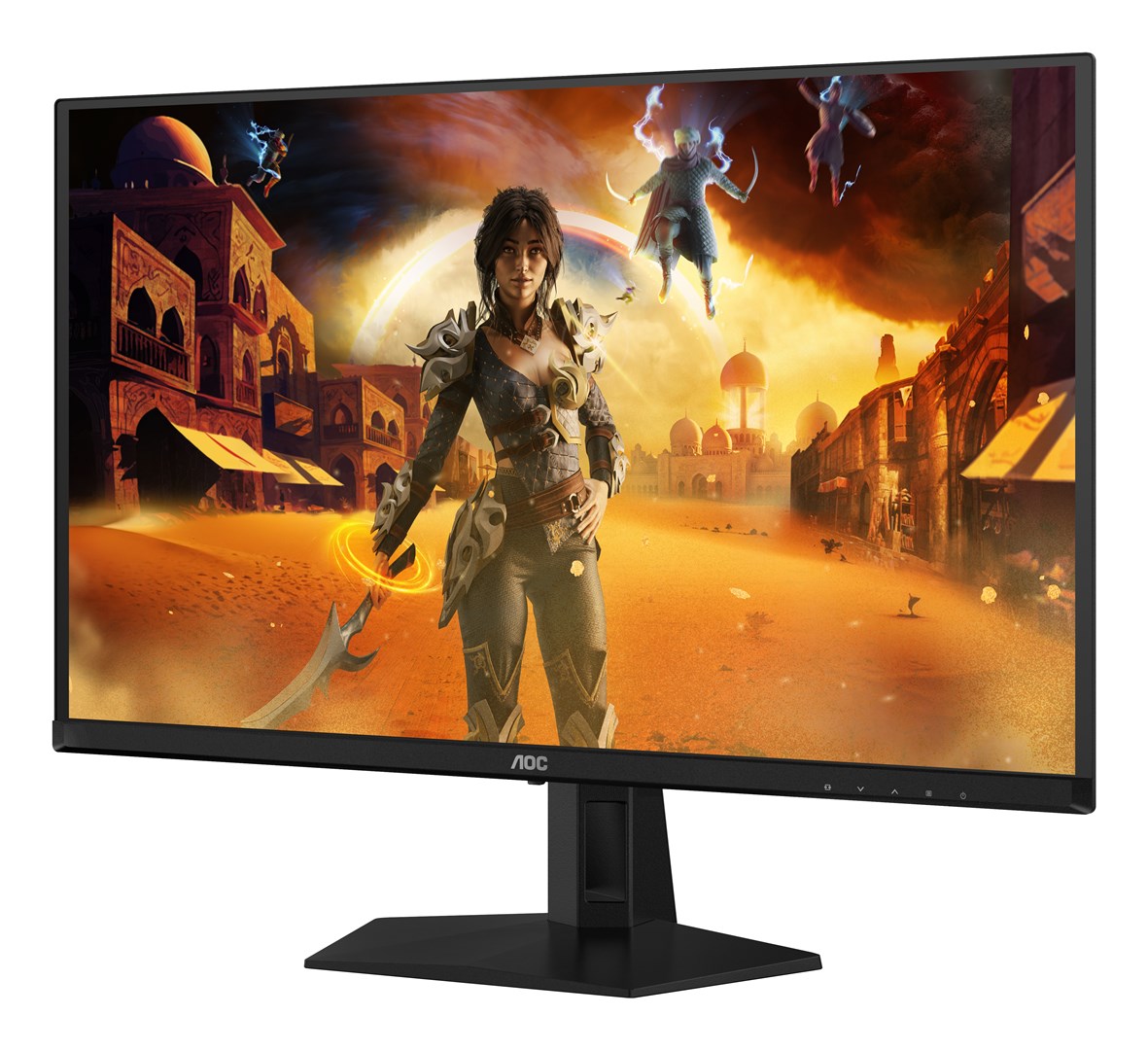 AOC G4 Q27G41ZDF computer monitor 67.3 cm (26.5") 2560 x 1440 pixels Quad HD QD-OLED Black, Red – AOC