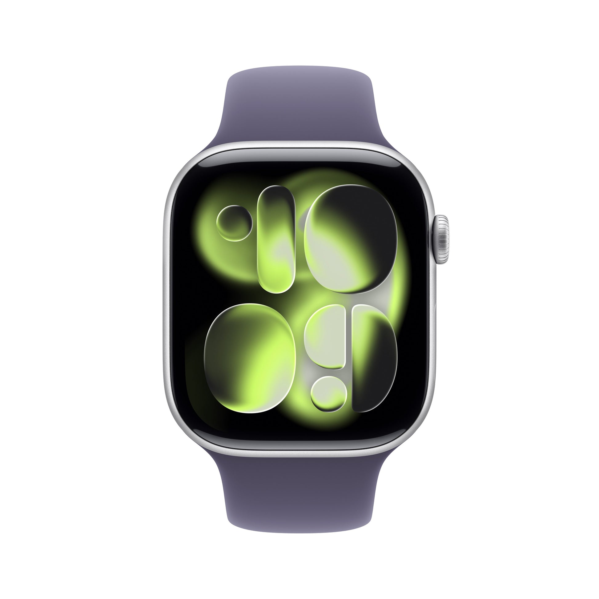 Apple Watch Series 11 46mm 5G Silver (Purple Rubber Strap S/M) – Apple