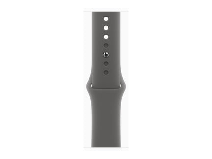 Apple Watch Series 10 4G 46mm Natural Titanium (Grå Gummiband M/L) – Apple