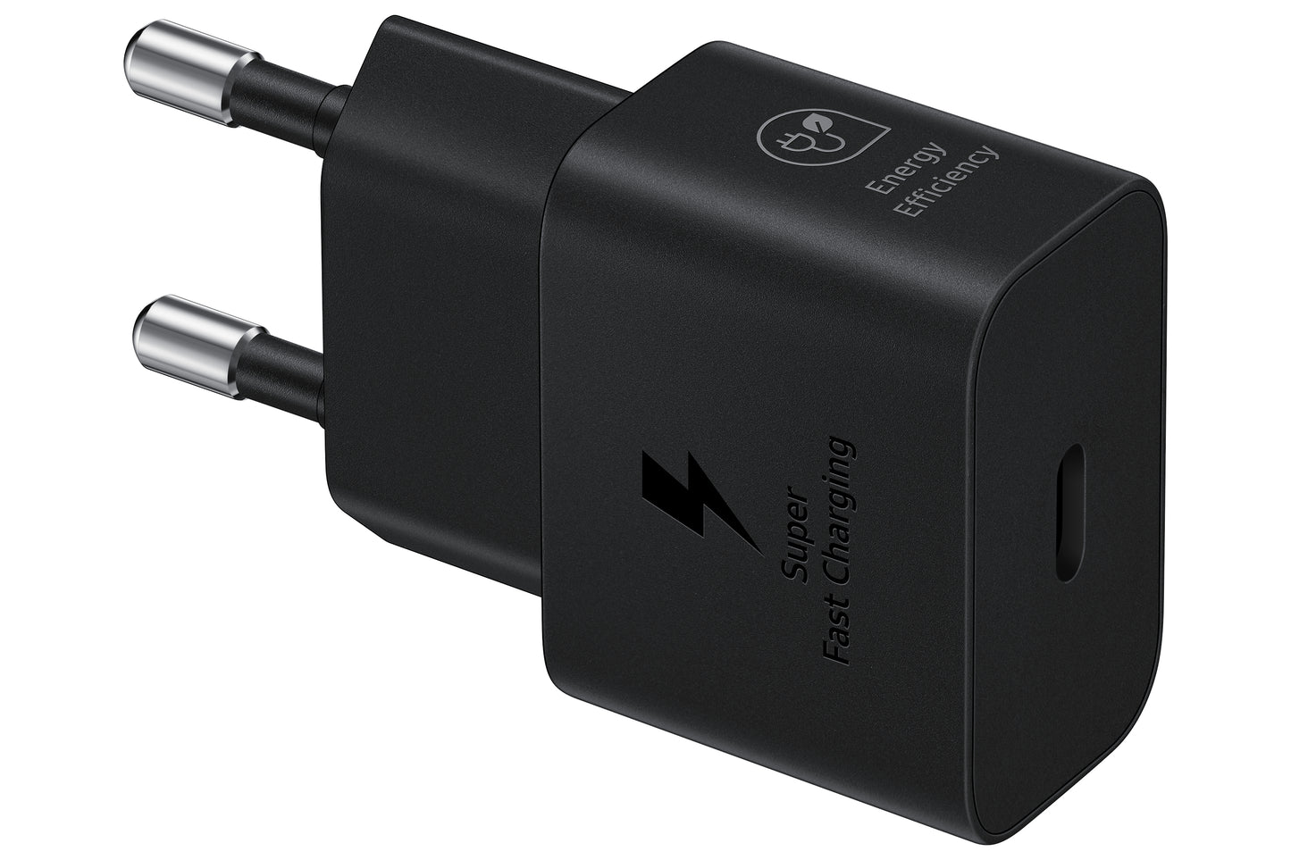 Samsung USB-C Snabbladdare 25W T2510 + USB-C Kabel Svart – Samsung