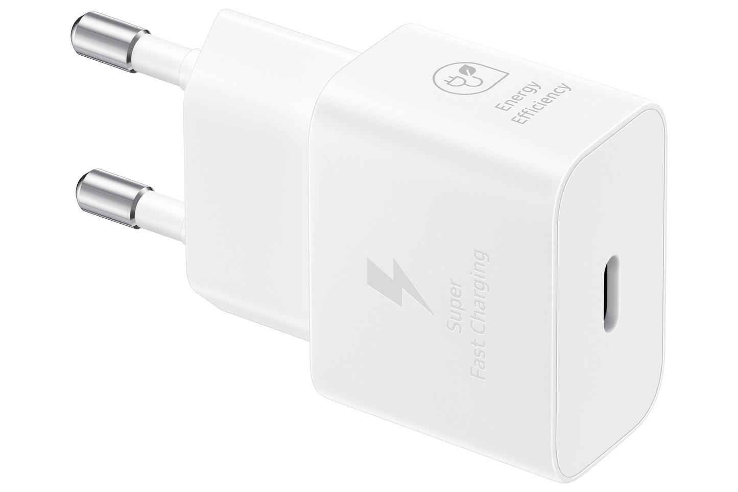 Samsung USB-C Snabbladdare 25W T2510 + USB-C Kabel Vit – Samsung