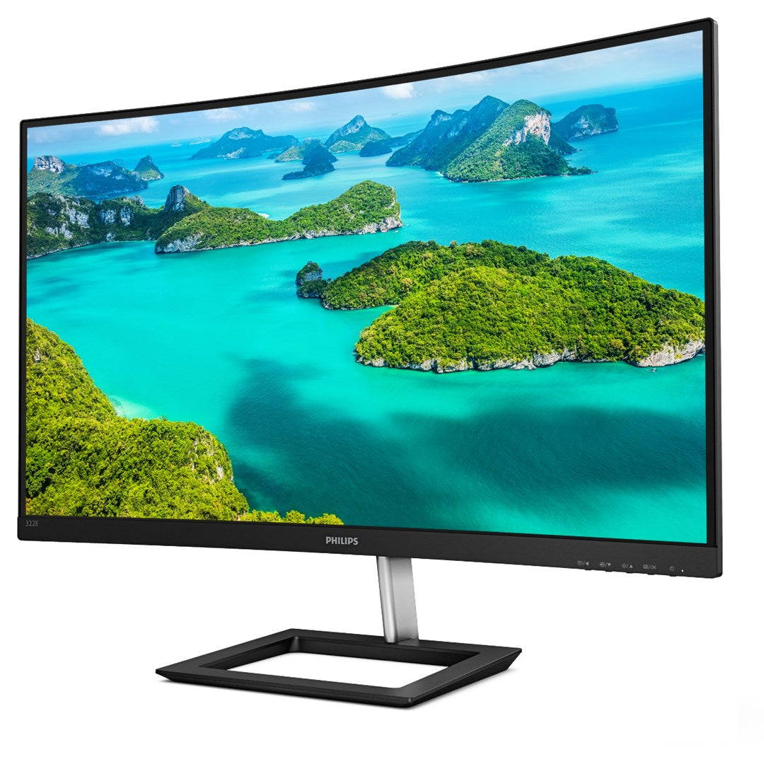 Philips E Line 322E1C/00 LED display 80 cm (31.5") 1920 x 1080 pixels Full HD LCD Black – Philips