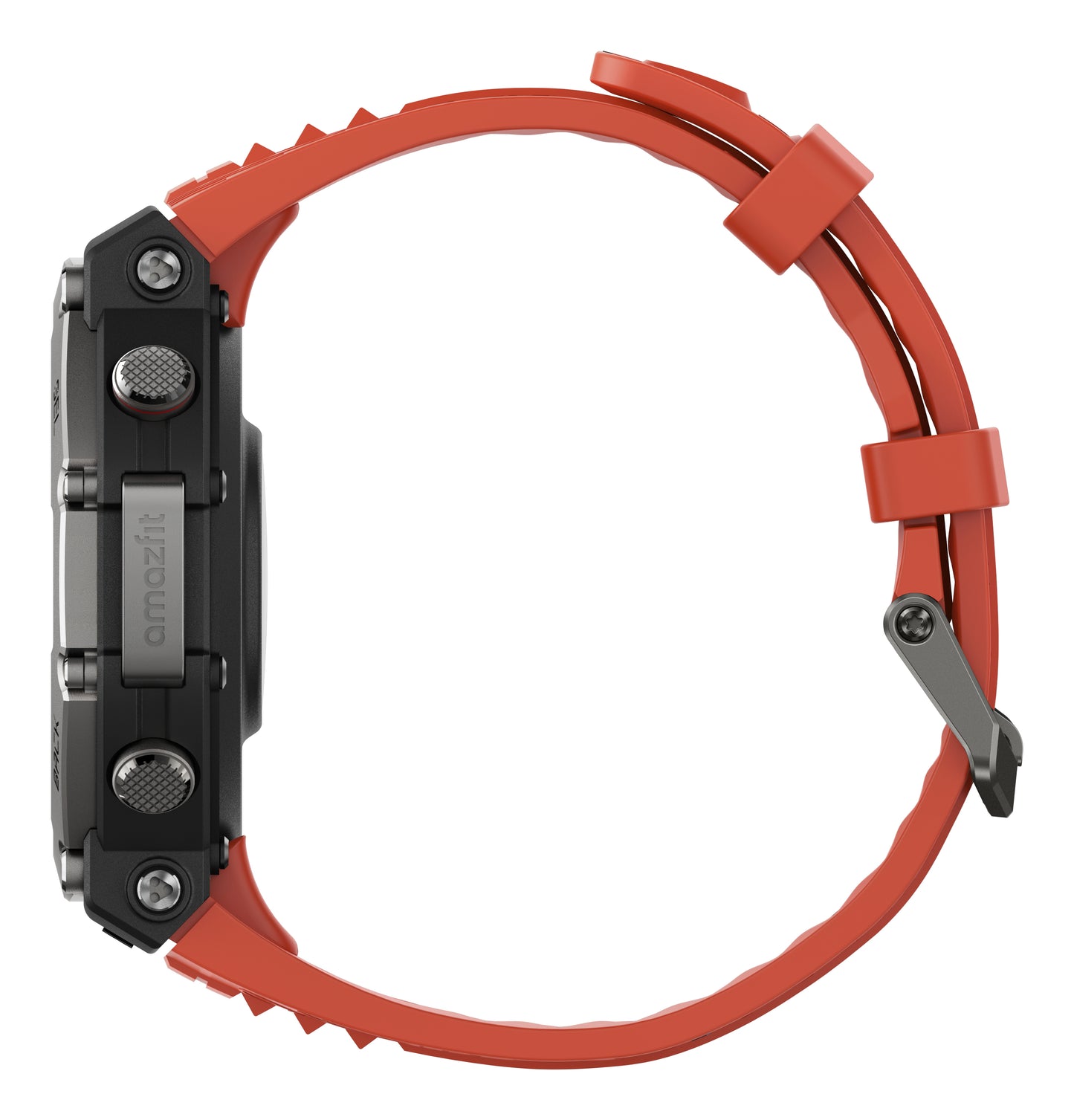 Amazfit T-Rex 3 Grå (Rött Silikonband) – Amazfit