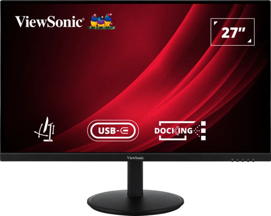 Viewsonic VG Series VG2709U-2K platta pc-skärmar 68,6 cm (27") 2560 x 1440 pixlar Quad HD LED Svart