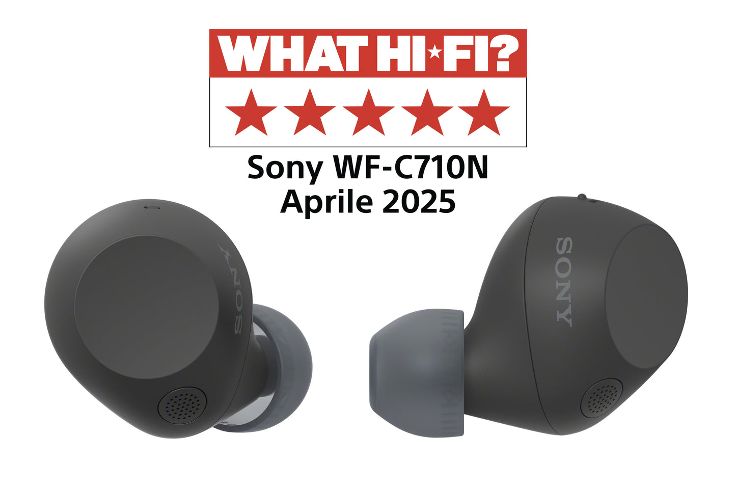 Sony WFC710NB.CE7 hörlur och headset True Wireless Stereo (TWS) I öra Samtal/musik USB Type-C Bluetooth Svart