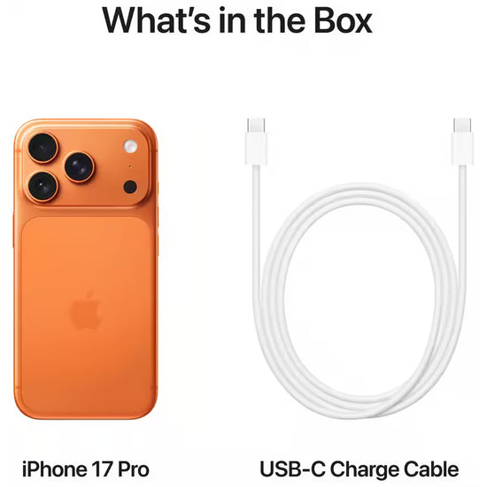Apple iPhone 17 Pro 16 cm (6.3") Dubbla SIM-kort iOS 26 5G USB Type-C 256 GB Orange