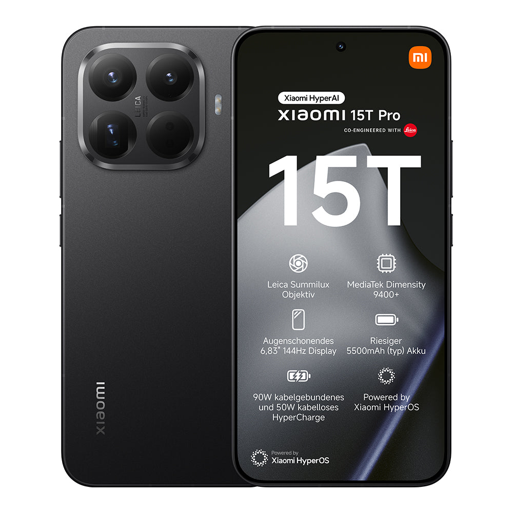 Xiaomi 15T Pro 17,4 cm (6.83") 12 GB 512 GB 5500 mAh Svart