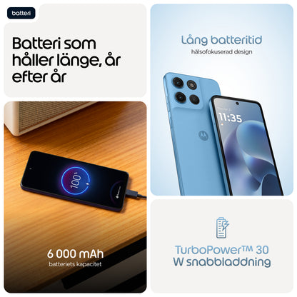 Motorola Moto G17 Power 256GB Ljusblå – Motorola