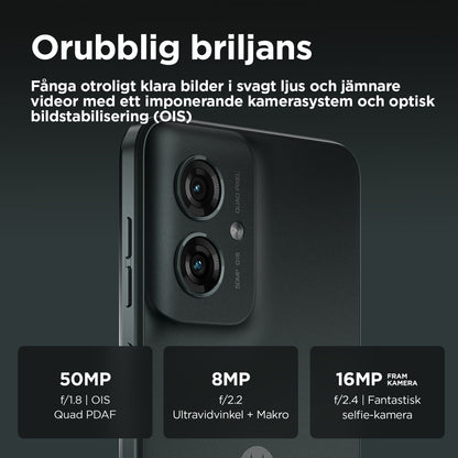 Motorola Moto G55 5G 256GB Svart – Motorola