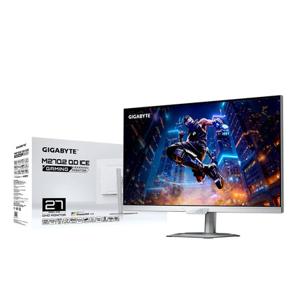 GIGABYTE M27Q2 QD ICE 27” QHD Gaming Monitor - 2560 x 1440, 200Hz, 1ms, 350 cd/m², FreeSync Premium, Display HDR400, HDMI 2.0, Displayport 1.4 – Gigabyte
