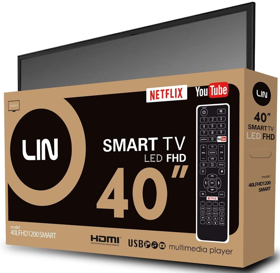 LIN 40LFHD1200 SMART TV 40" Full HD DVB-T2 – LIN