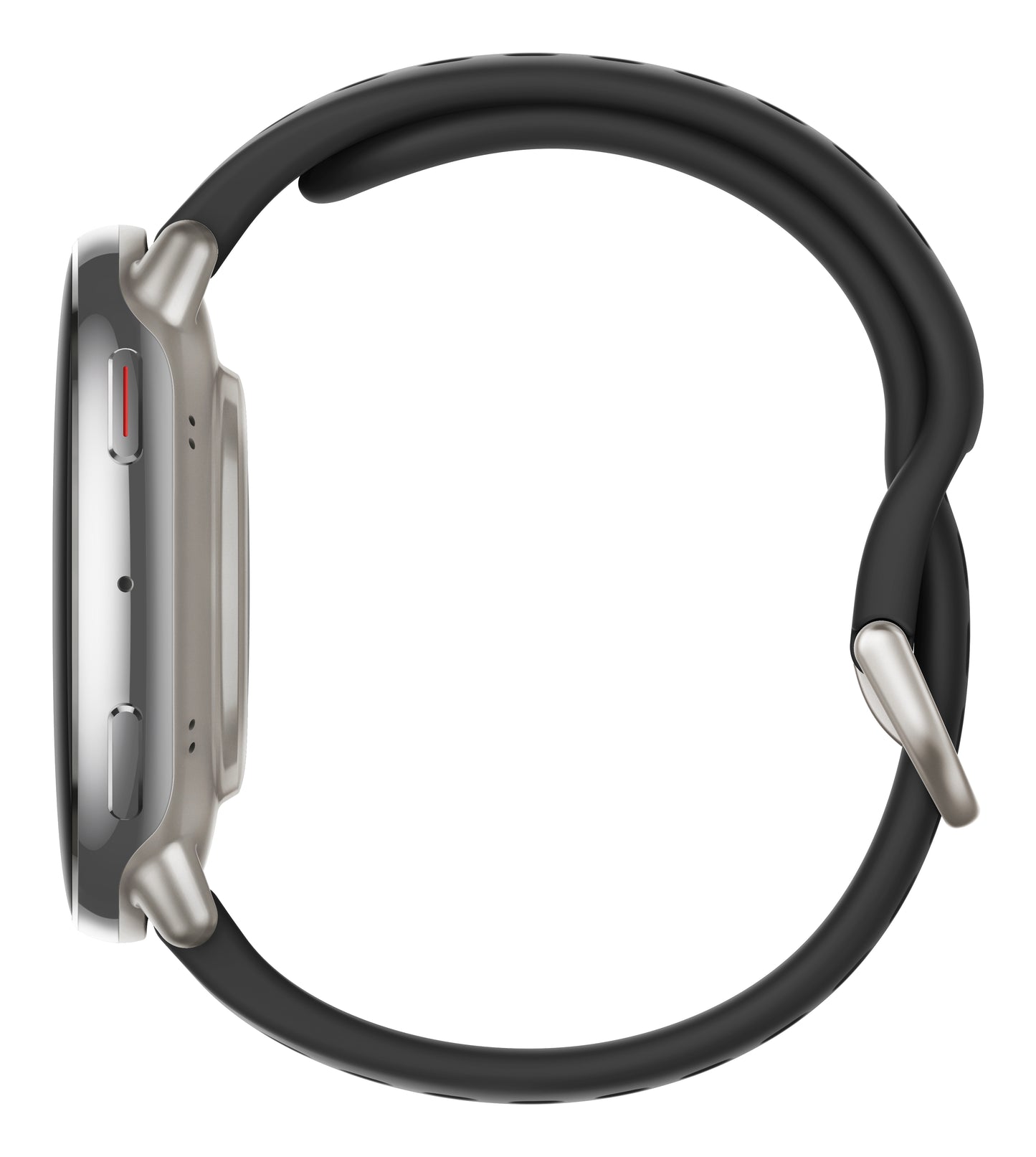 Amazfit Active 2 Round Svart (Svart Leren Rem) – Amazfit