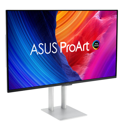 ASUS ProArt OLED PA32UCDM platta pc-skärmar 80 cm (31.5") 3840 x 2160 pixlar 4K Ultra HD QD-OLED Silver