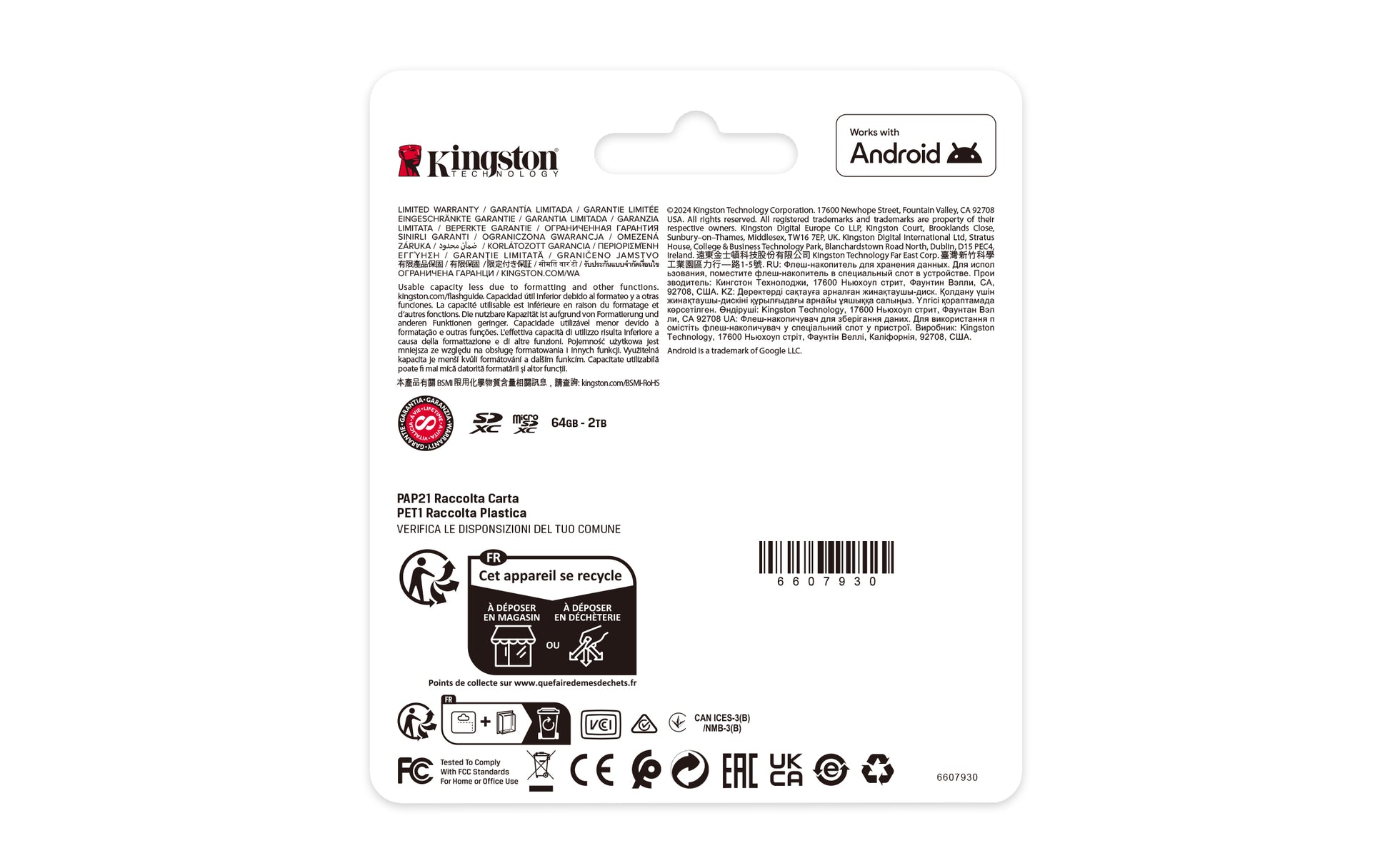 Kingston Canvas Select Plus microSDXC 256GB + SD adapter – Kingston