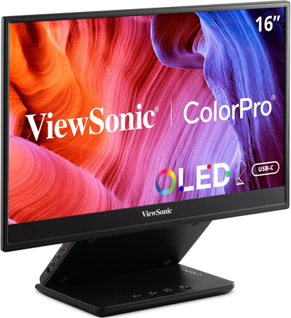 Viewsonic VP Series VP16-OLED platta pc-skärmar 40,6 cm (16") 1920 x 1080 pixlar Full HD Svart