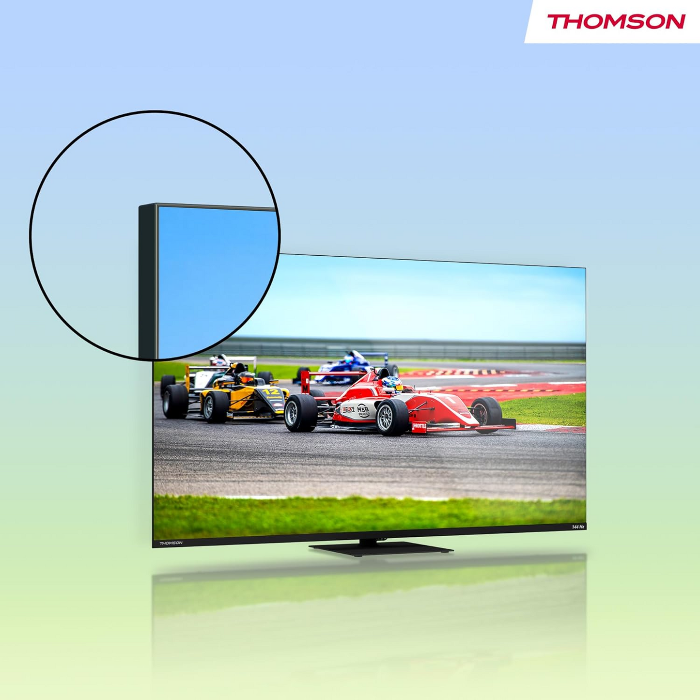 Thomson Q70 Series 55QG7C14 TV-apparat 139,7 cm (55") 4K Ultra HD Smart-TV Wi-Fi Svart 350 cd/m²