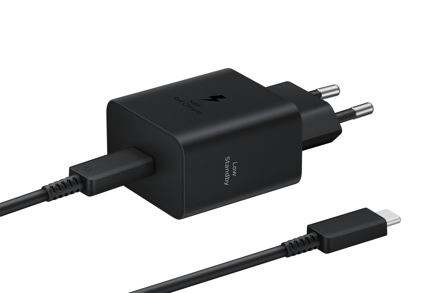Samsung USB-C Snabbladdare 45W + USB-C Kabel Ep-T4510 Svart – Samsung