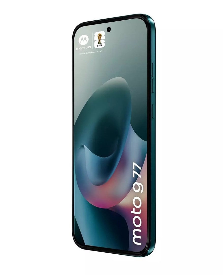 Motorola Moto G77 5G 12/256 GB smartphone in Pantone Shaded Spruce – Motorola