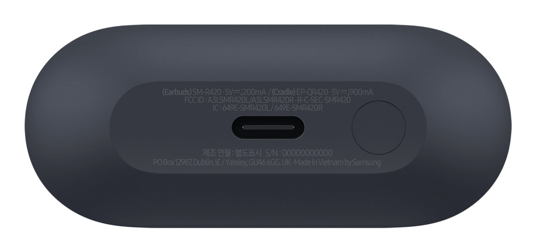 Samsung Galaxy SM-R420NZKAEUB hörlur och headset True Wireless Stereo (TWS) I öra Samtal/musik Bluetooth Svart