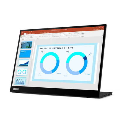 Lenovo ThinkVision M14d platta pc-skärmar 35,6 cm (14") 2240 x 1400 pixlar 2.2K LED Svart