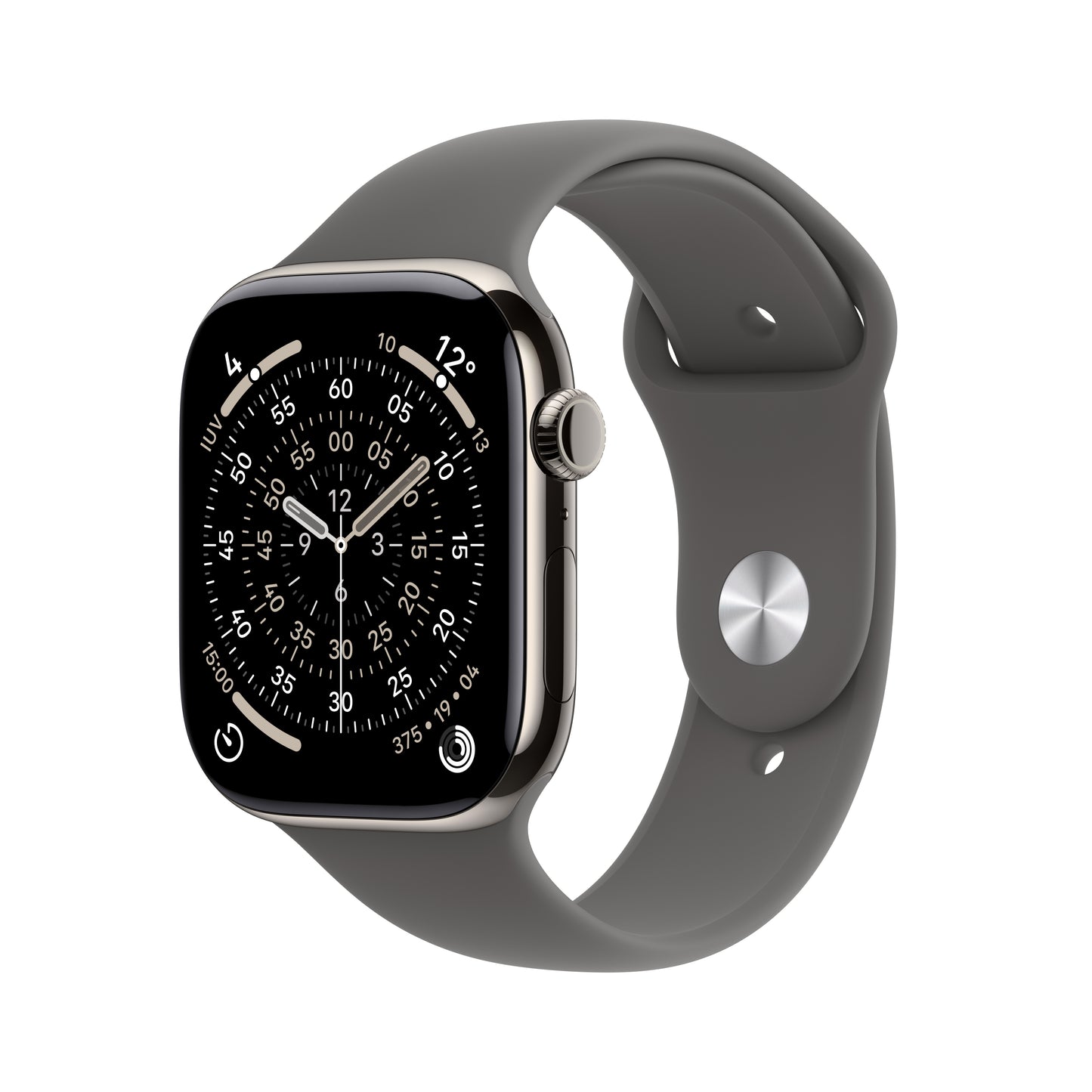 Apple Watch Series 11 OLED 46 mm Digital 416 x 496 pixlar Pekskärm 5G Titan Wi-Fi GPS