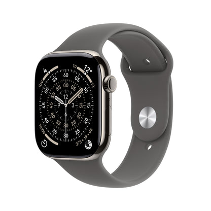 Apple Watch Series 11 OLED 46 mm Digital 416 x 496 pixlar Pekskärm 5G Titan Wi-Fi GPS