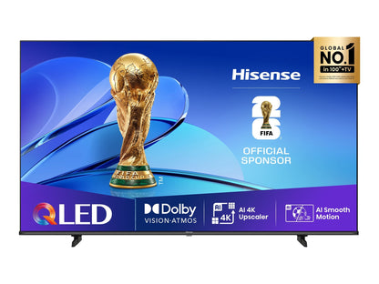 Hisense 43E7Q 109,2 cm (43") 4K Ultra HD Smart-TV Wi-Fi Svart