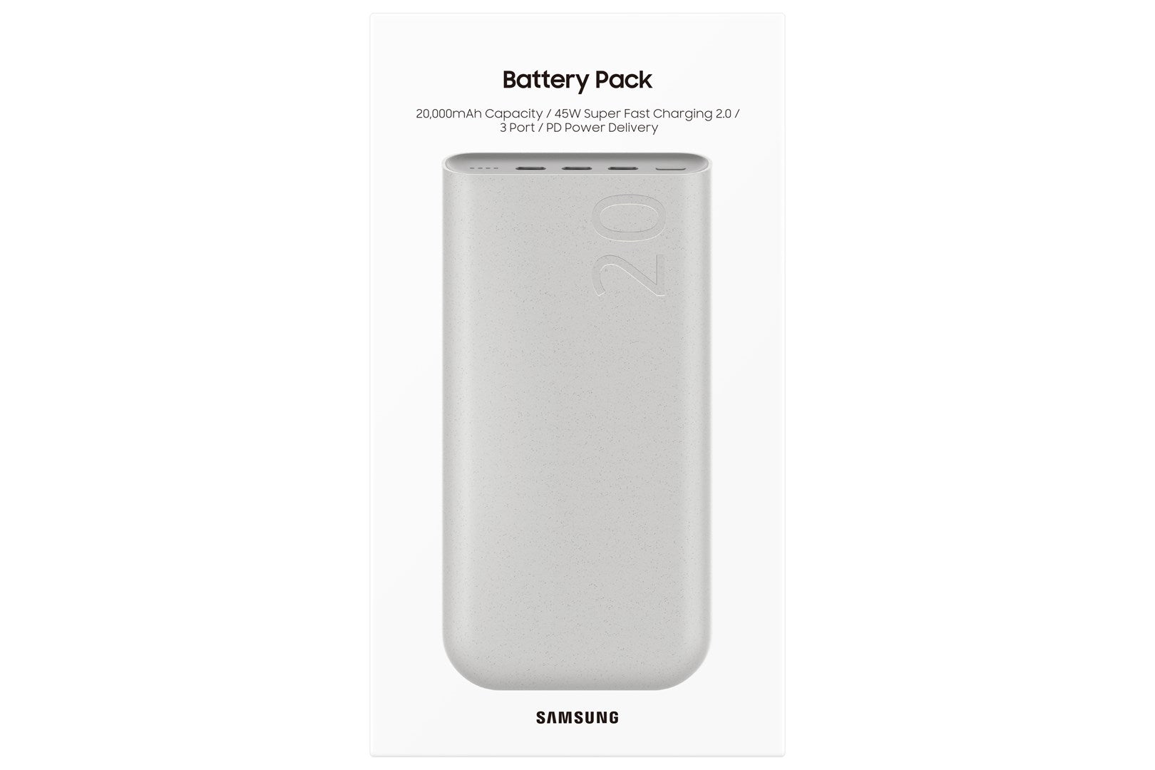 Samsung Powerbank 20.000mAh Beige – Samsung
