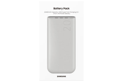 Samsung Powerbank 20.000mAh Beige – Samsung