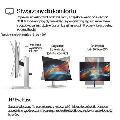 HP Series 7 Pro 24 inch WUXGA USB-C Monitor - 724pu